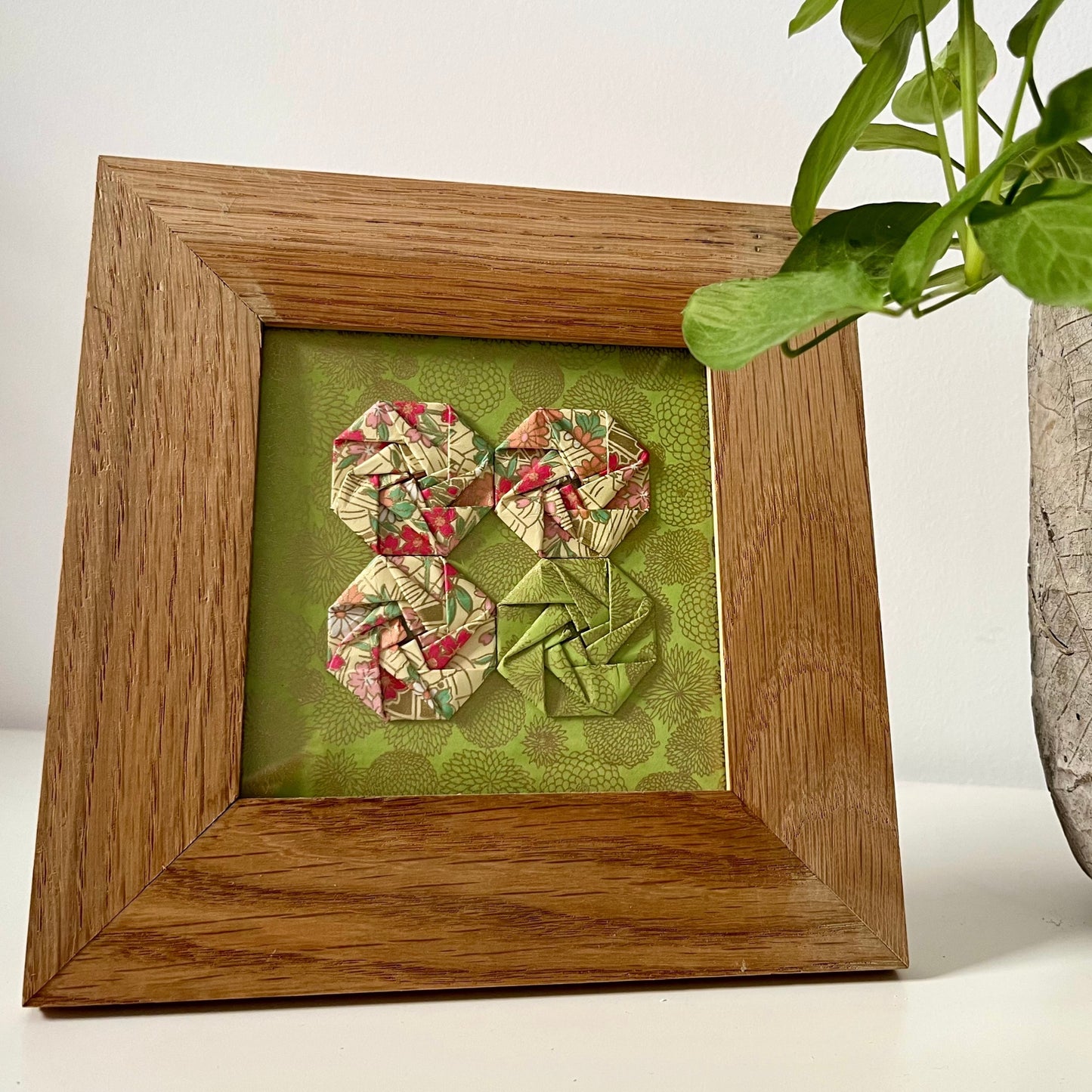 Cadre origami fleurs - Le fleuri