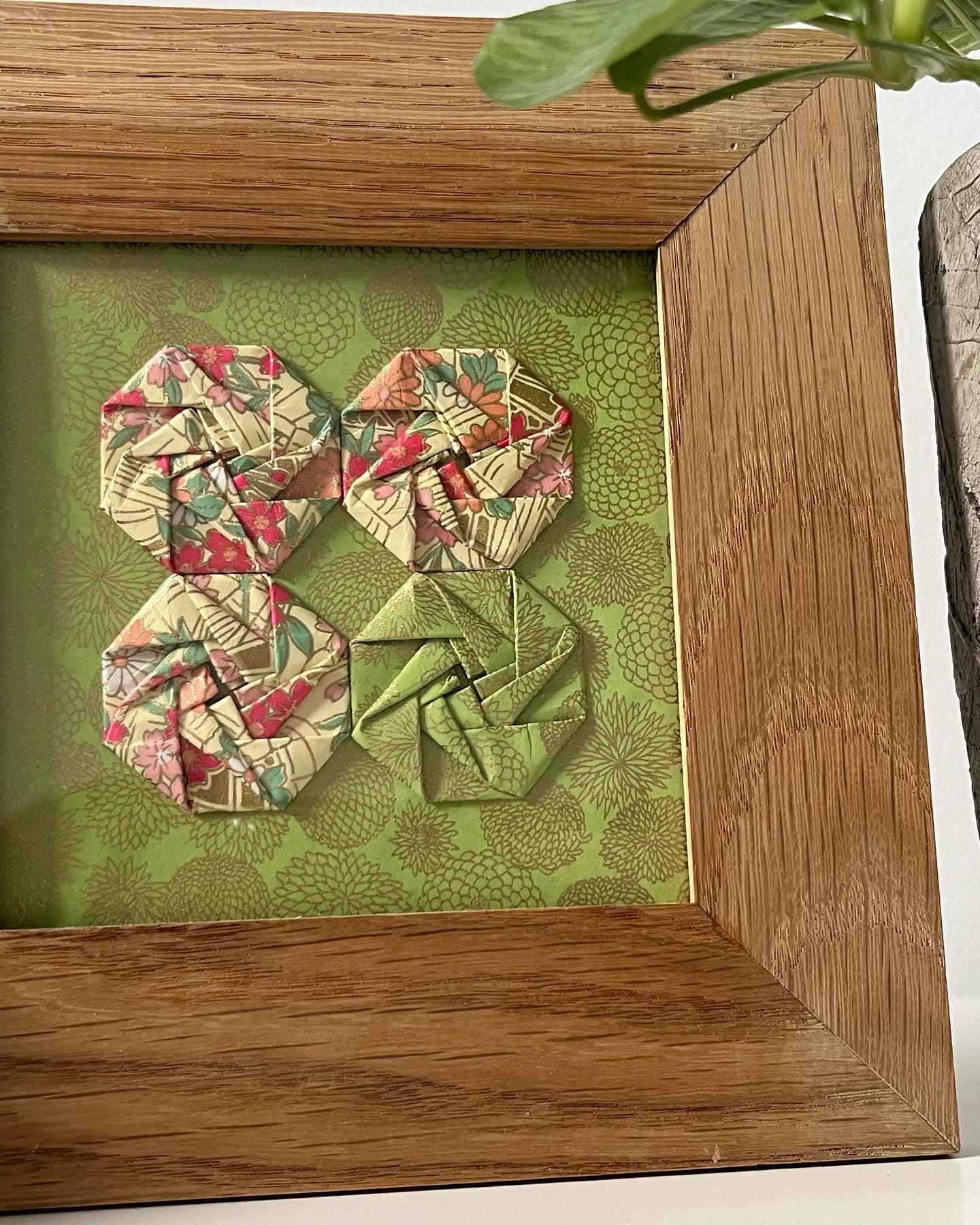 Cadre origami fleurs - Le fleuri